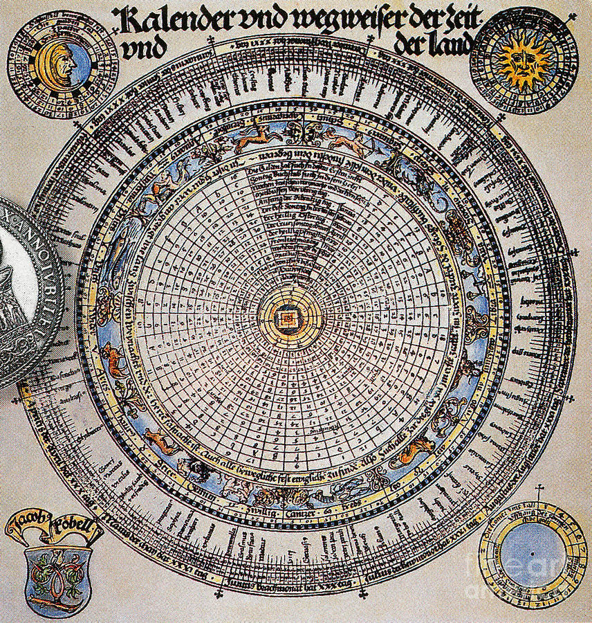 Gregorian Calendar Photograph by Science Source