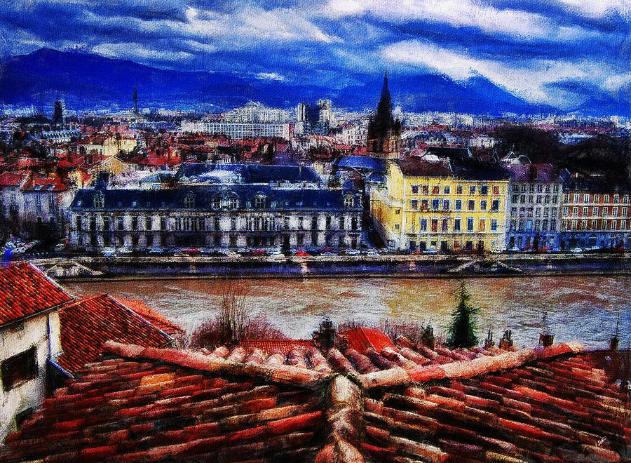 Grenoble Painting by Dean Wittle