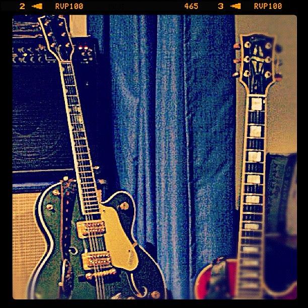 Vintage Photograph - #gretsch #guitar #rock #20likes by Toonster The Bold