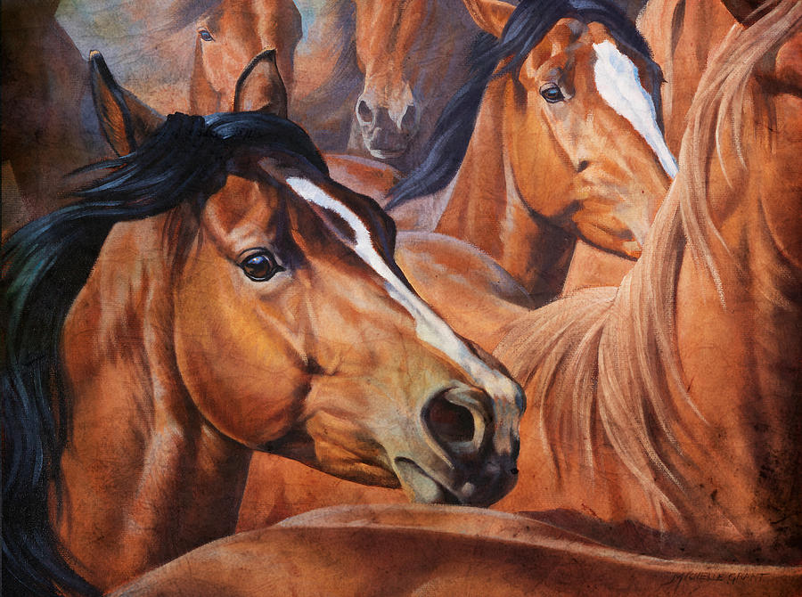 Horse Painting - Gridlocked by JQ Licensing