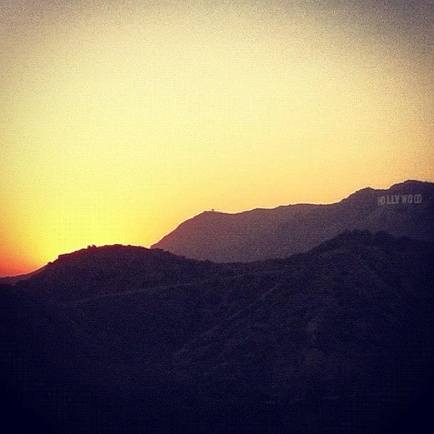 Sunset Photograph - Griffith Observatory #california by Lisa Thomas