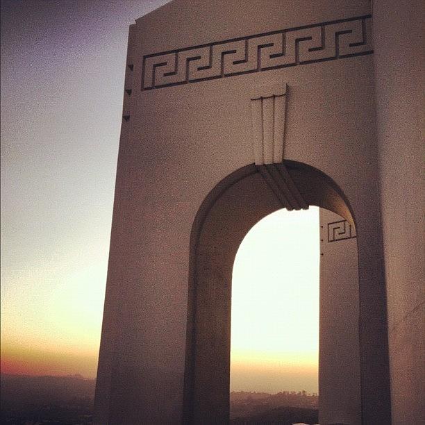 Sunset Photograph - Griffith Observatory #losangeles by Lisa Thomas