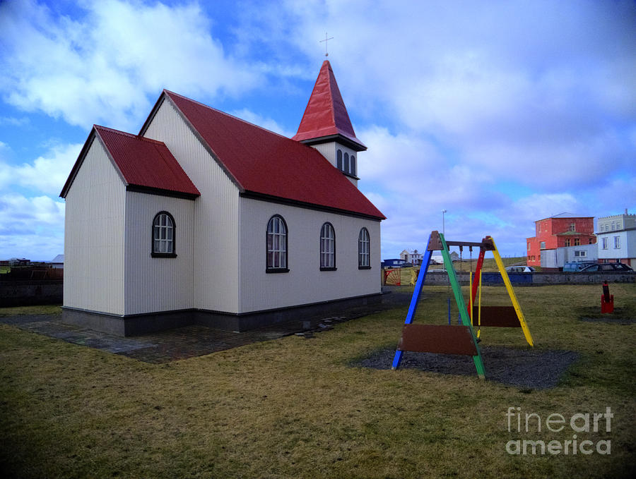 Grindavik Church I Iceland Photograph by Jack Torcello