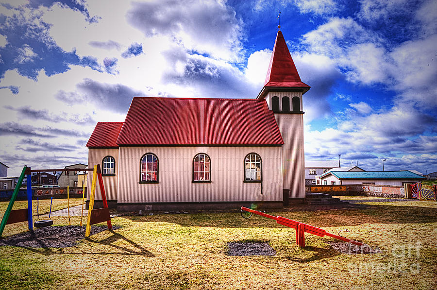 Grindavik Church III Iceland Photograph by Jack Torcello