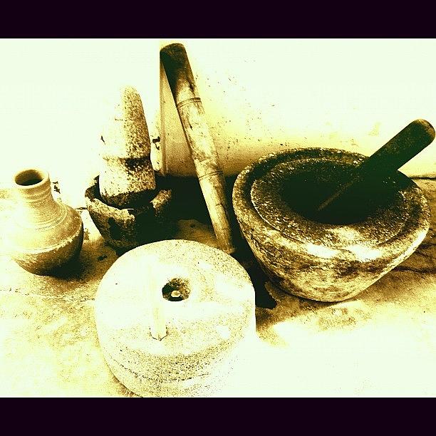Pot Photograph - #grinding #mixing #churning #crushing by Sundar Kanchibhotla