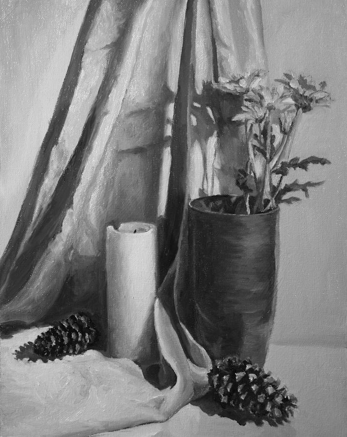 Grisaille-part 1 Painting by Rachel Bochnia