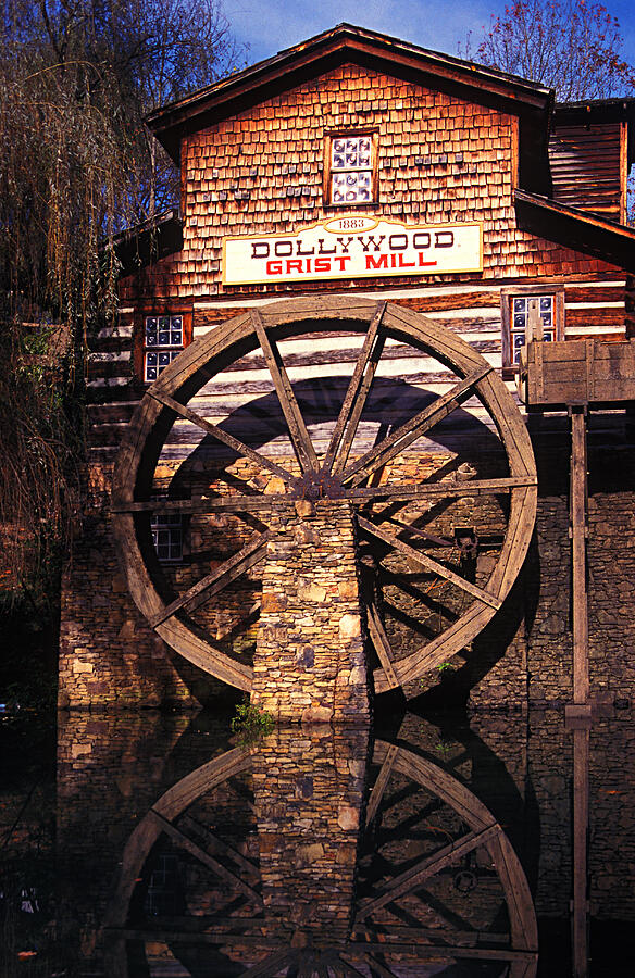 Grist Mill in the Smokies Photograph by Paul W Faust -  Impressions of Light