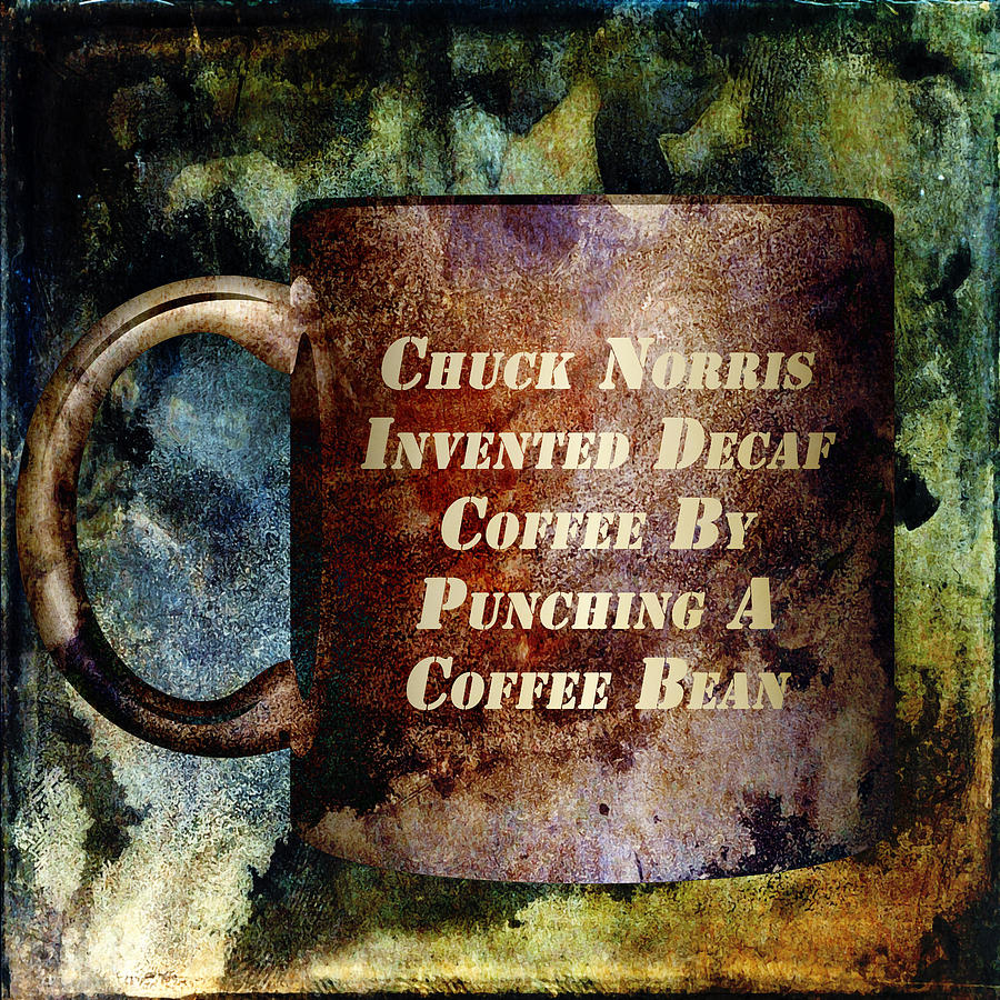 Gritty Chuck Norris 2 Mixed Media by Angelina Tamez