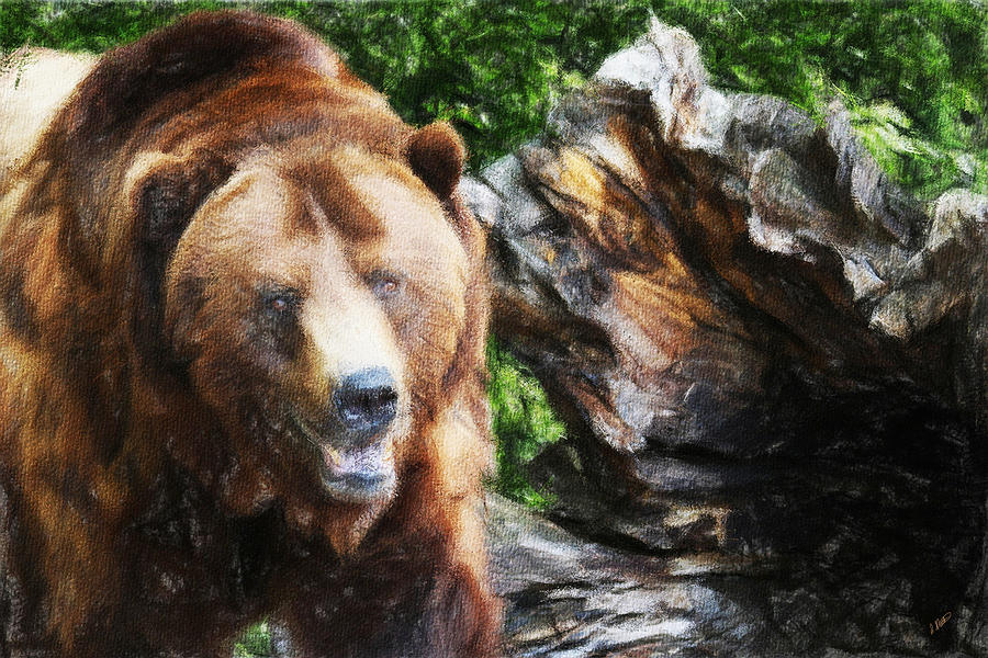 Grizzly 301 Painting by Dean Wittle