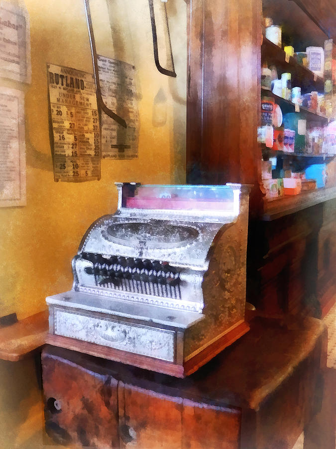 Grocery Store Cash Register Photograph by Susan Savad