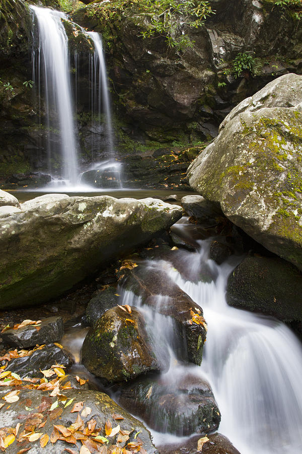 Grotto Falls in Great Smoky Mountains National Park Photograph by Pierre Leclerc Photography