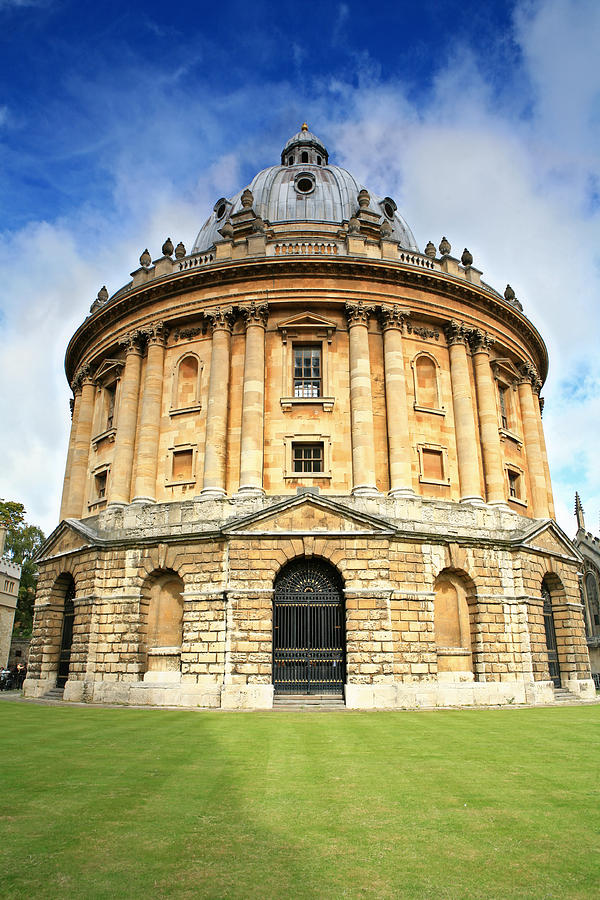 Ground level view of the Radcliffe Camera building Photograph by Paul Cowan
