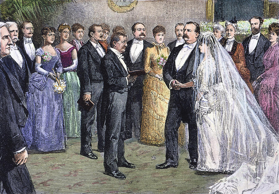 Cleveland Photograph - Grover Cleveland: Wedding by Granger