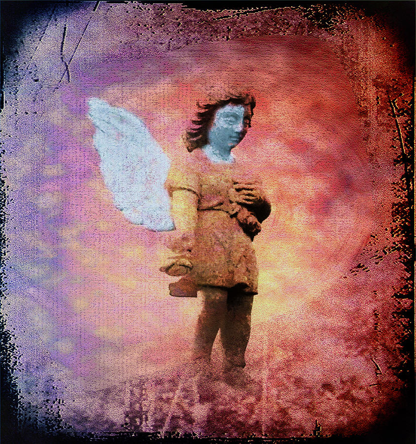 Grunge Angel Photograph by Bill Cannon