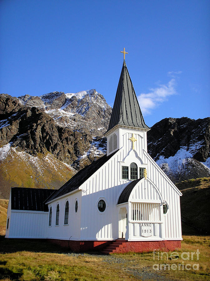 Grytviken Church South Georgia Photograph by Stephen McLean - Fine Art ...