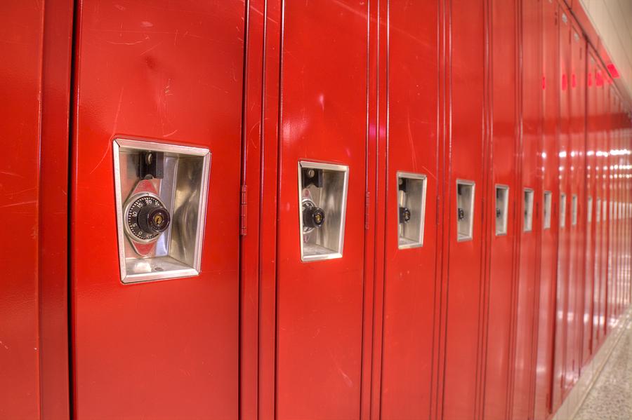 GSHS Lockers Photograph by Coby Cooper