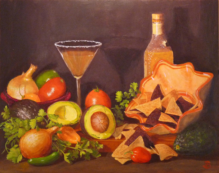 Guacamole Painting by Joe Bergholm