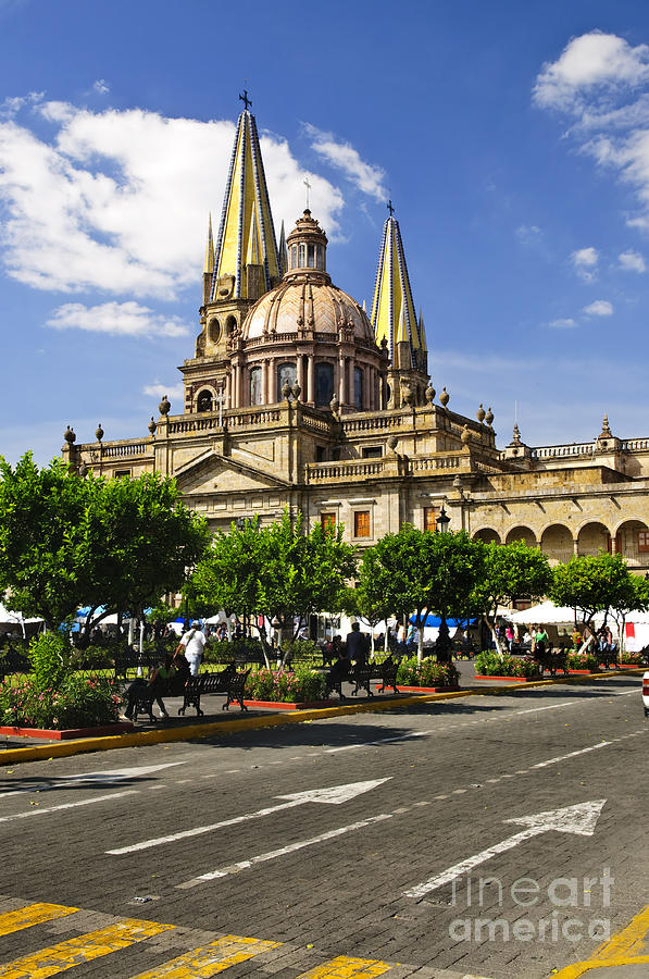 Guadalajara Cathedral Photograph by Elena Elisseeva