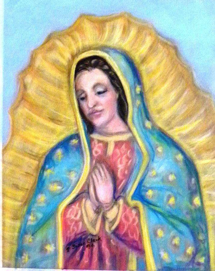 Our Lady Of Guadalupe Painting - Guadalupe by Susan Lee Clark