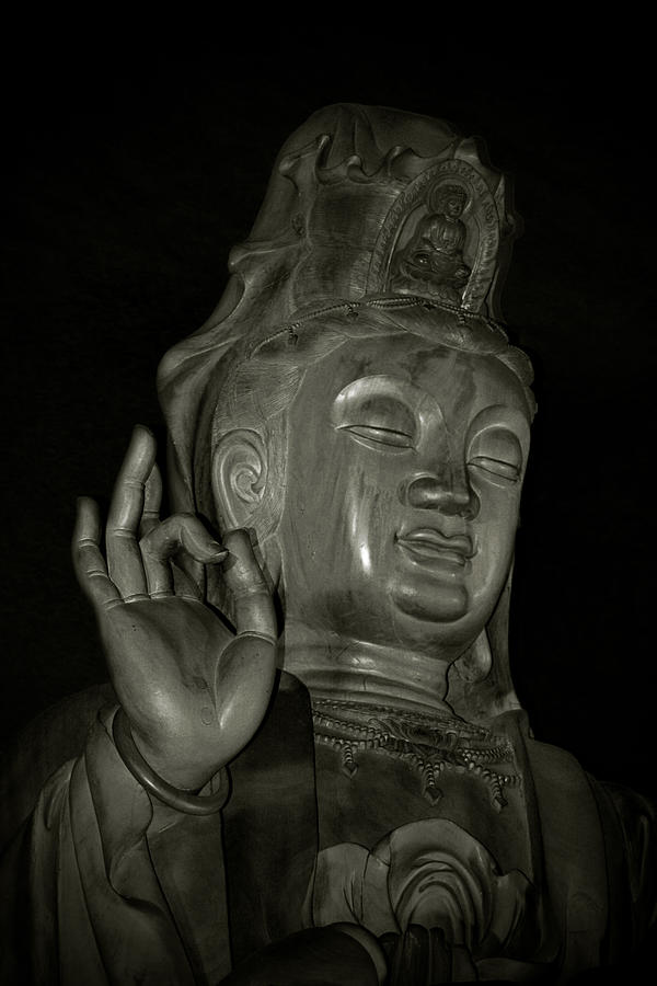 Guan Yin Bodhisattva - Goddess of Compassion Photograph by Alexandra Till