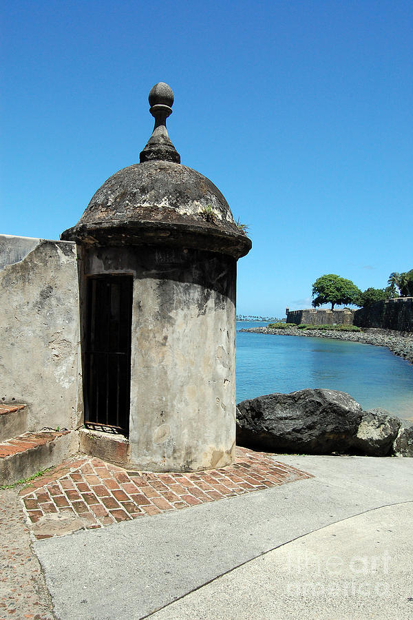Architecture Photograph - Guard Post Castillo San Felipe Del Morro San Juan Puerto Rico by Shawn OBrien