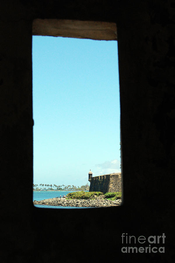 Architecture Photograph - Guard Tower View Castillo San Felipe Del Morro San Juan Puerto Rico by Shawn OBrien