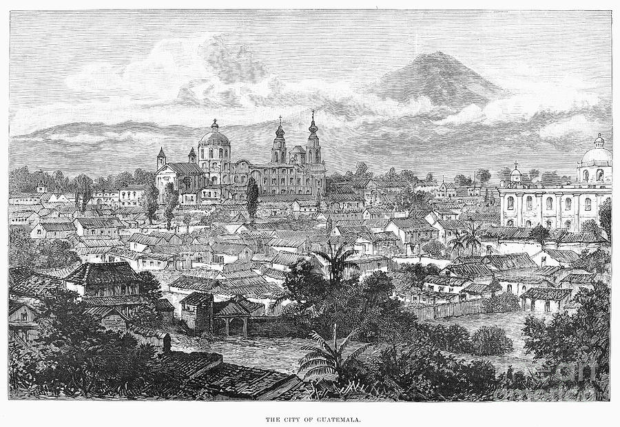 Guatemala City, 1890 Photograph by Granger