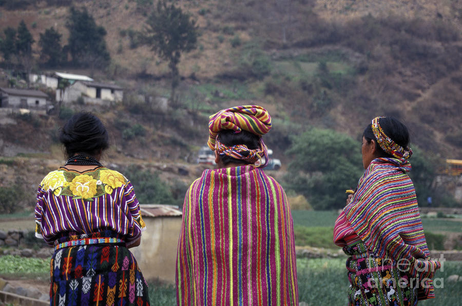 Guatemala Maya Women Photograph by John  Mitchell