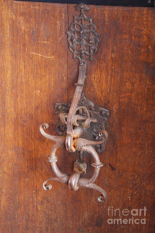 Guild Hall Photograph - Guild Hall Door Knocker by Christiane Schulze Art And Photography