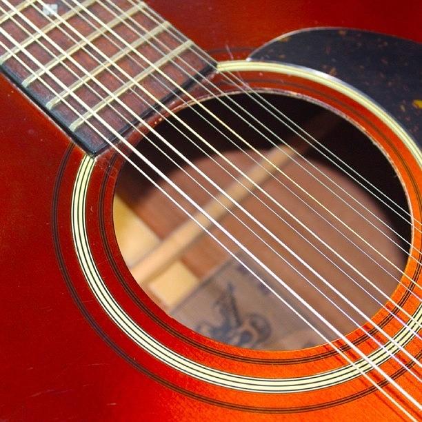 Music Photograph - Guitar by Justin Connor