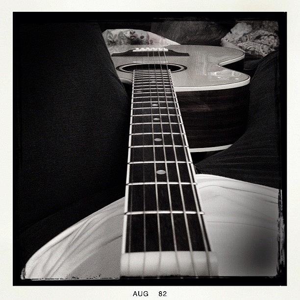 Guitar Still Life Photograph - #guitar #love by Jonelle Dansie