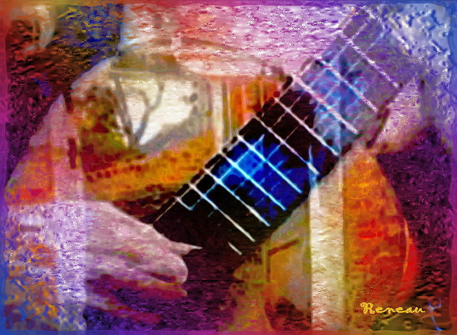 Guitar Reflection Photograph by A L Sadie Reneau