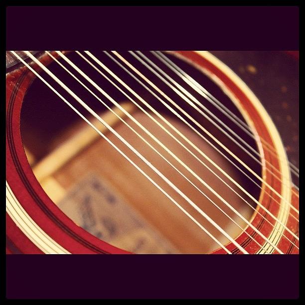 Music Photograph - Guitar Strings by Justin Connor