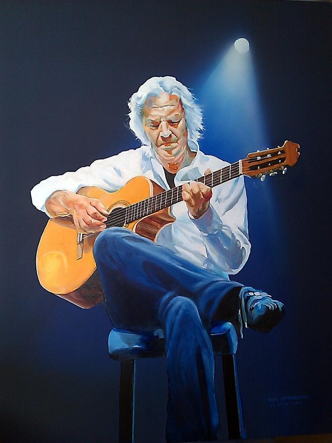 Guitar Painting by Tim Johnson