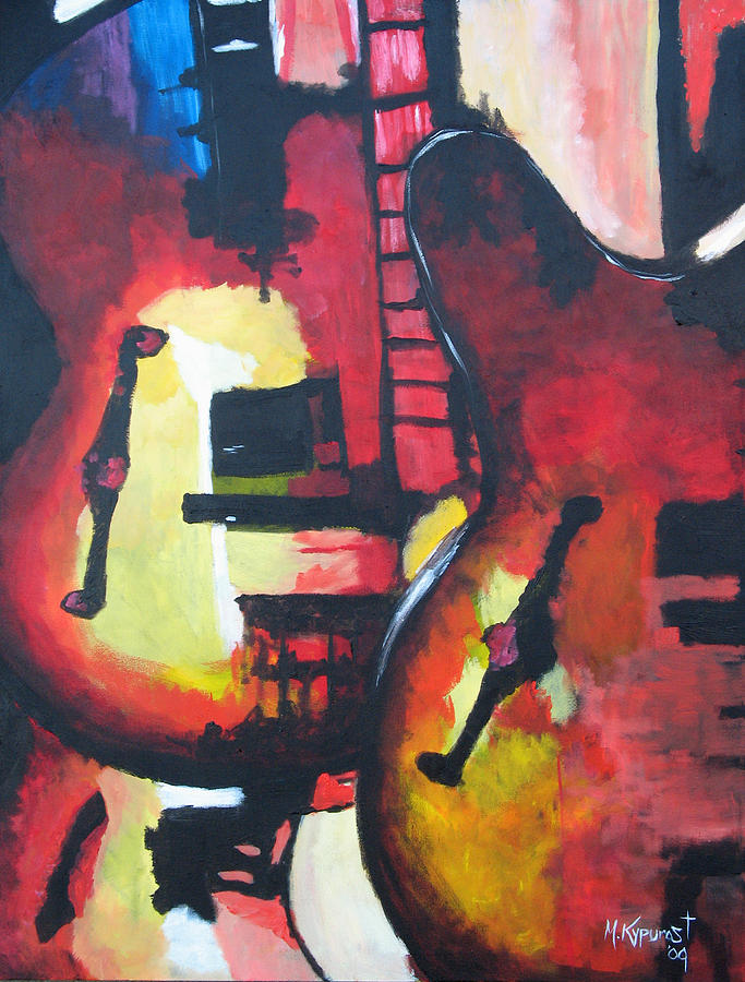 Guitar Trio Painting by Michael Kypuros - Fine Art America