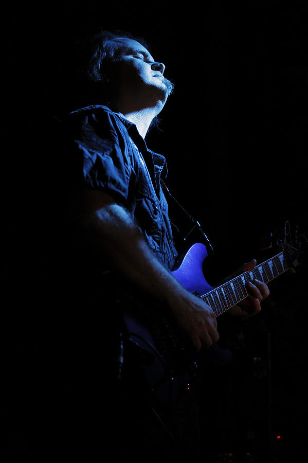 Music Photograph - Guitarist in Blue by Rick Berk