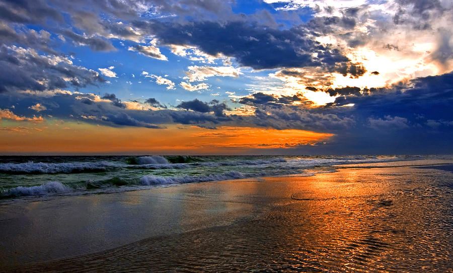 Gulf Coast Sunset Photograph by Ron Sloan - Pixels