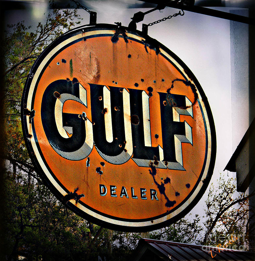 Gulf Sign Photograph by Leslie Revels