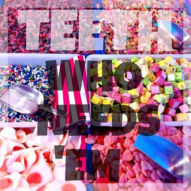 Typography Photograph - Gummies Just Wanna Have Fun: Edit Only by Thomas Hallmark