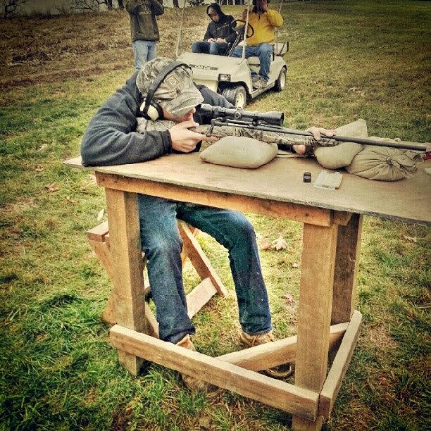 Pittsburgh Photograph - #gun #rifle #gunrange #hunting #camo by Josh Lang