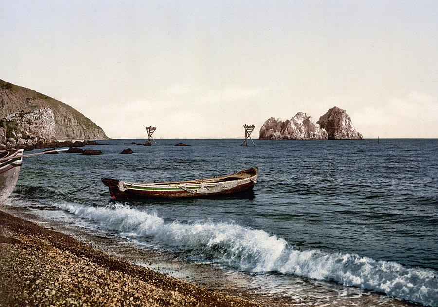 Boat Photograph - Gursuff - Crimea - Ukraine by Bode Stevenson