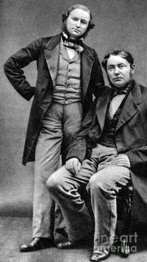Gustav Kirchhoff And Robert Bunsen Photograph by Science Source
