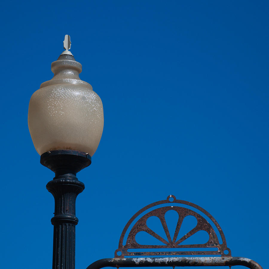 Guthrie Lamp Post Photograph by David Waldo Fine Art America