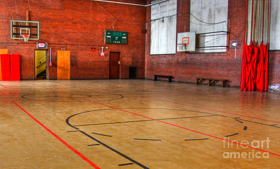 Hdr Photograph - Gym Class by Brenda Giasson