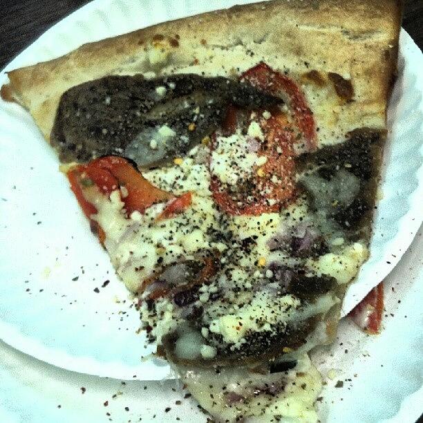 Food Photograph - #gyro #pizza Ate Bfore Band Played At by Herlan Blissett-patrick