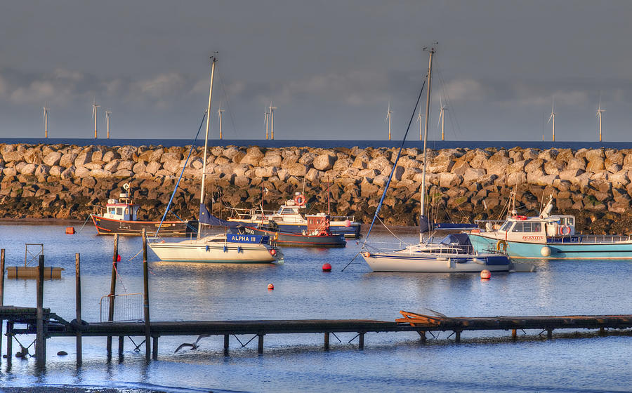 Rhos On Sea Harbour Photograph by Darren Wilkes - Pixels