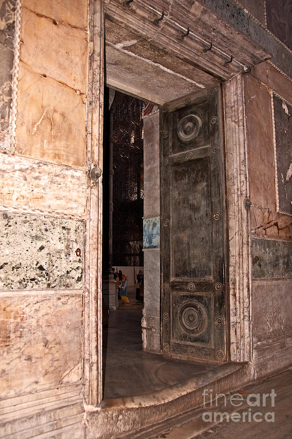 Hagia Sophia Door Photograph by Bob and Nancy Kendrick
