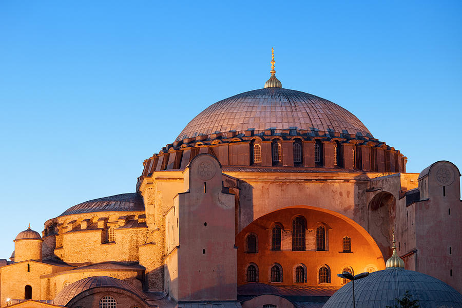Byzantine Photograph - Hagia Sophia in Istanbul by Artur Bogacki