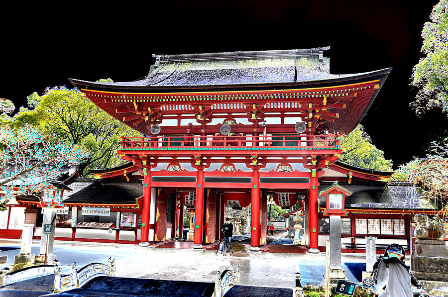 Hakata Japan Temple Photograph by Allan Rothman