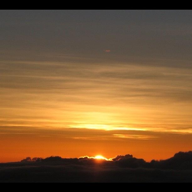 Clouds Photograph - Haleakala Sunrise by Cesar Loyola